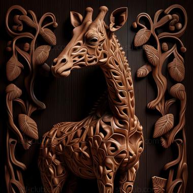 3D model st The Medici Giraffe famous animal (STL)